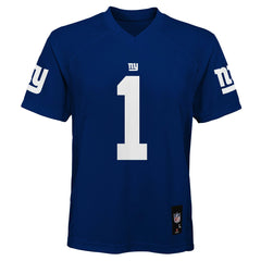 Malik Nabers New York Giants Youth Replica Player Jersey - Royal Jerseys