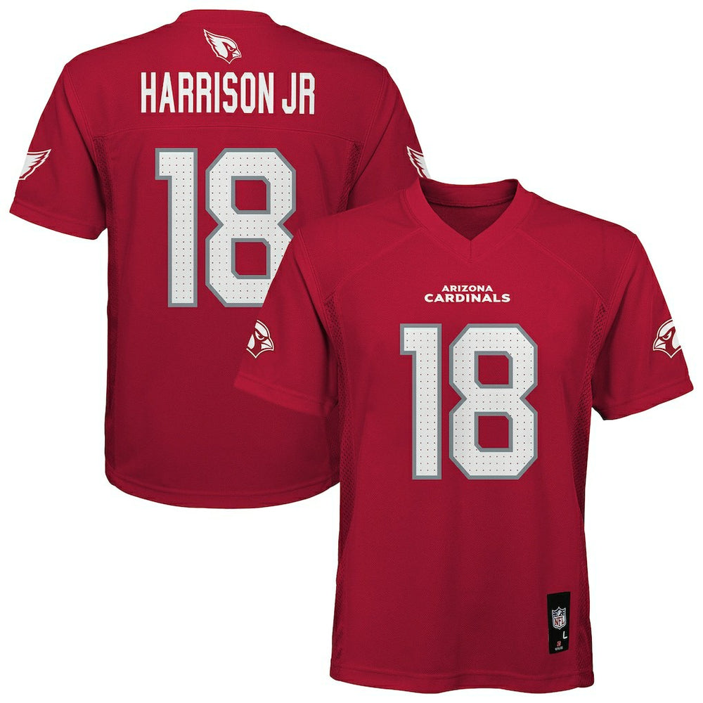 Marvin Harrison Jr. Arizona Cardinals Youth Replica Player Jersey - Cardinal Jerseys