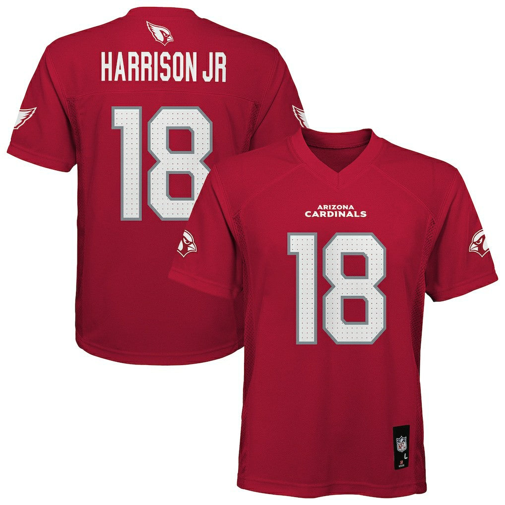 Marvin Harrison Jr. Arizona Cardinals Youth Replica Player Jersey - Cardinal Jerseys