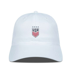 USWNT Levelwear Matrix Insignia Core Adjustable Hat White