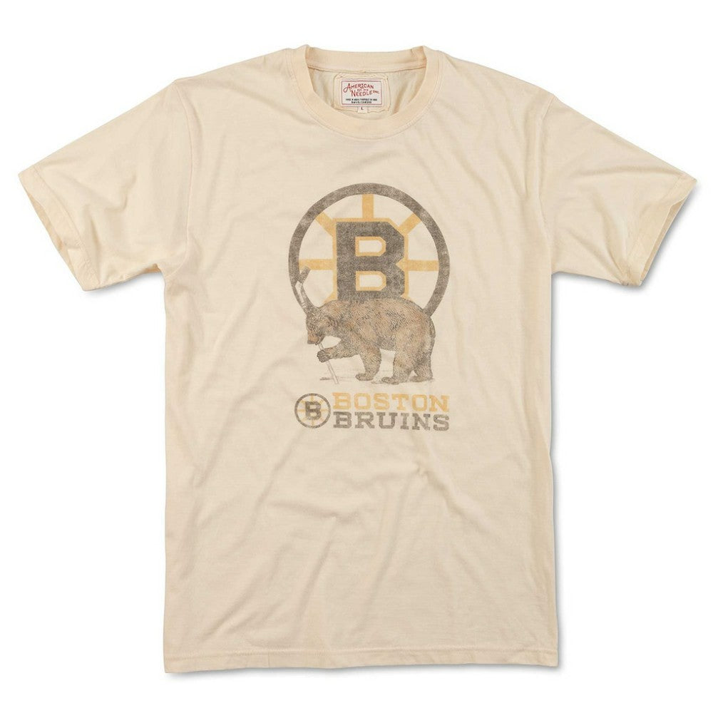 Boston Bruins American Needle Brass Tacks T-Shirt - Cream | US 201662670