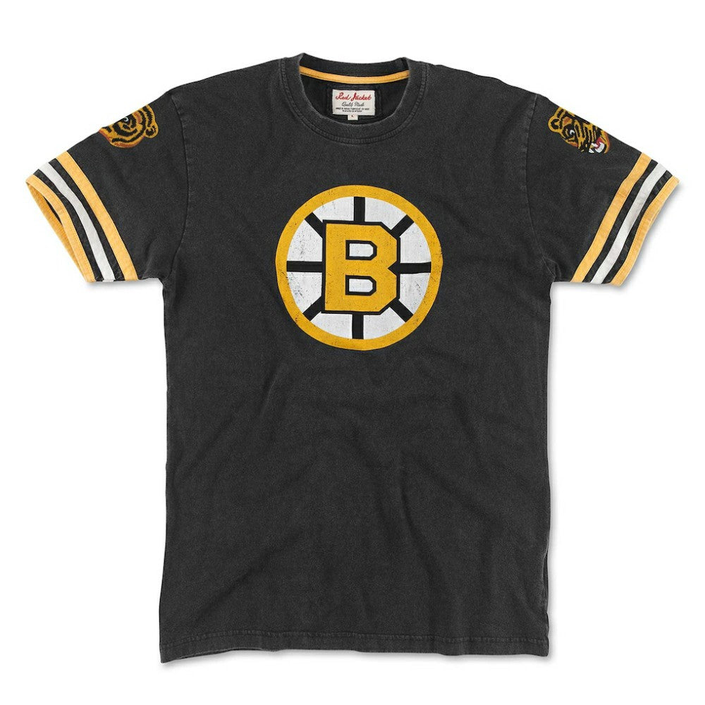 Boston Bruins American Needle Remote Control T-Shirt - Black | US 201662674