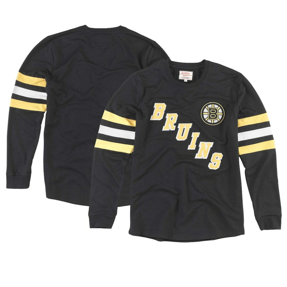Boston Bruins American Needle Sudbury Long Sleeve T-Shirt - Black | US 201662678