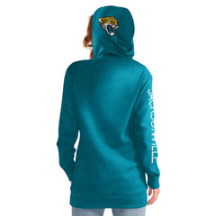 Jacksonville Jaguars G-III 4Her by Carl Banks Women's Extra Inning Pullover Hoodie - Teal Hoodies