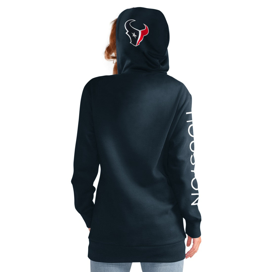 Houston Texans G-III 4Her by Carl Banks Women's Extra Inning Pullover Hoodie - Navy Hoodies