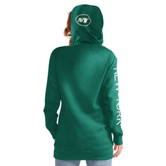 New York Jets G-III 4Her by Carl Banks Women's Extra Inning Pullover Hoodie - Green Hoodies