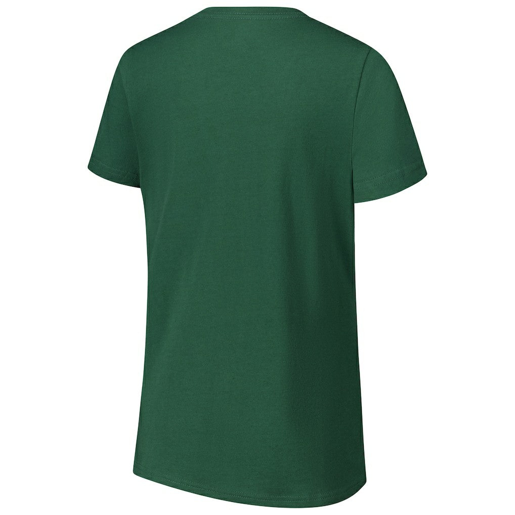 Green Bay Packers G-III 4Her by Carl Banks Women's Post Season V-Neck T-Shirt - Green T-shirts