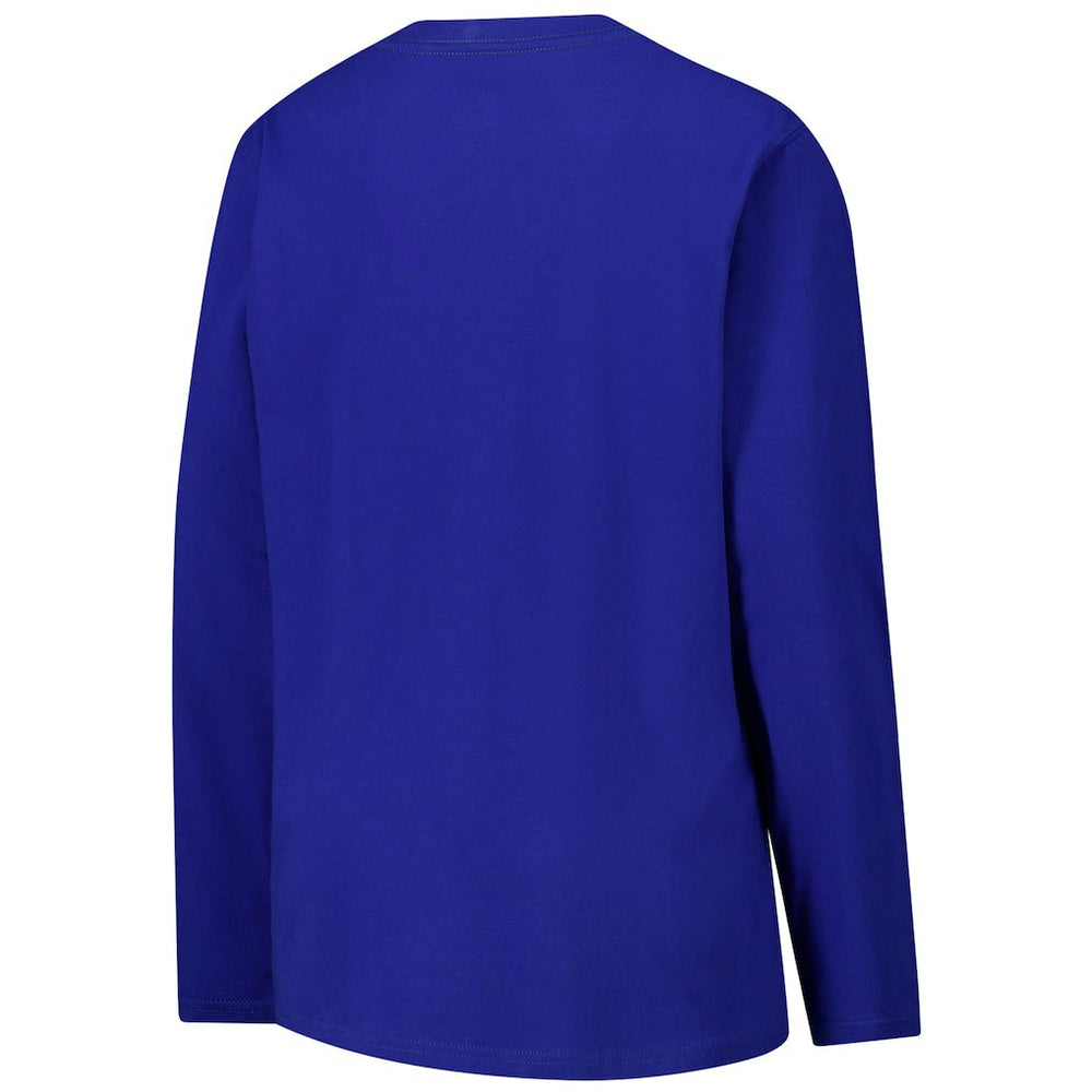 Los Angeles Rams G-III 4Her by Carl Banks Women's Post Season Long Sleeve V-Neck T-Shirt - Royal T-shirts