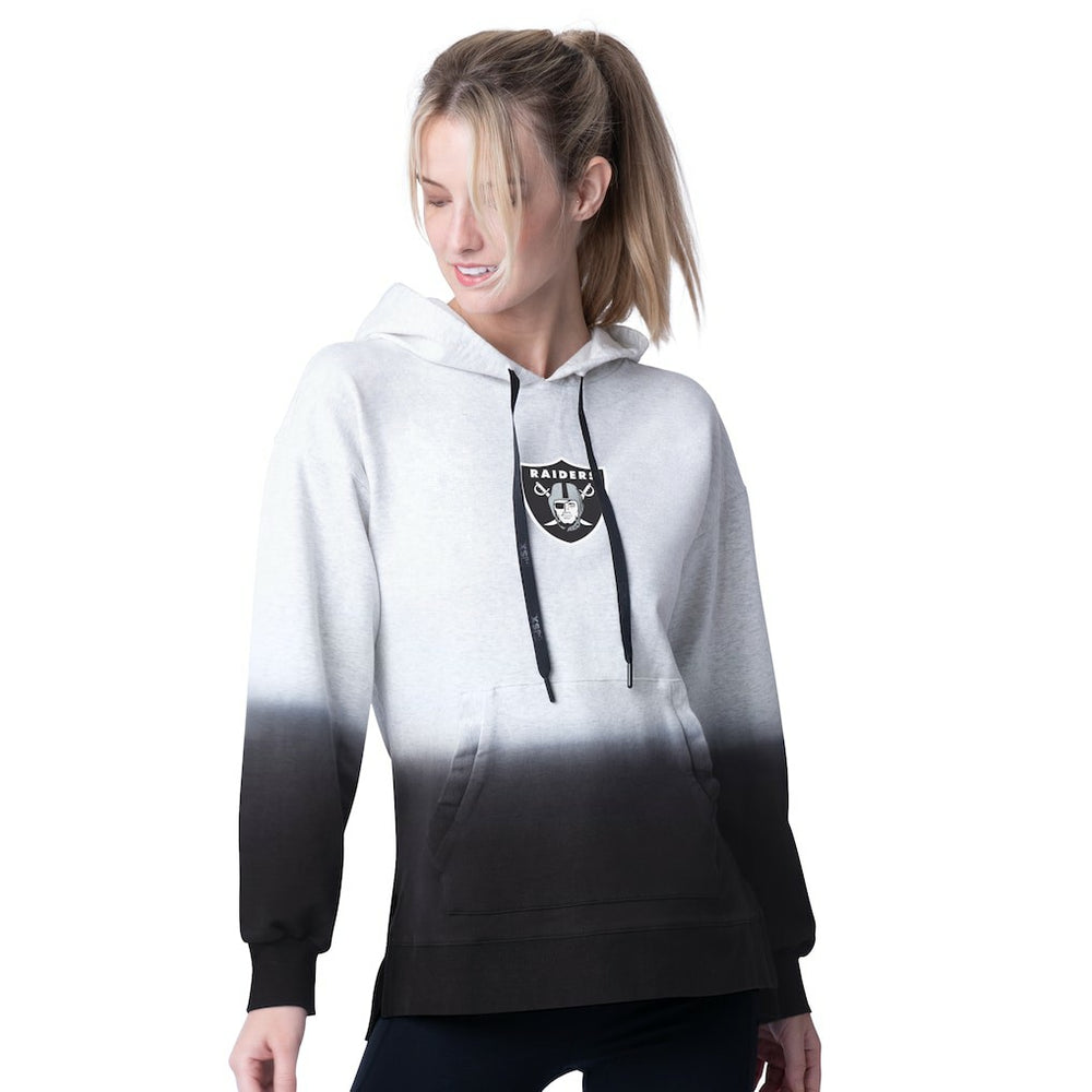 Las Vegas Raiders MSX by Michael Strahan Women's Daniela Pullover Hoodie - Black Hoodies