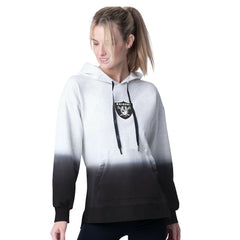 Las Vegas Raiders MSX by Michael Strahan Women's Daniela Pullover Hoodie - Black Hoodies