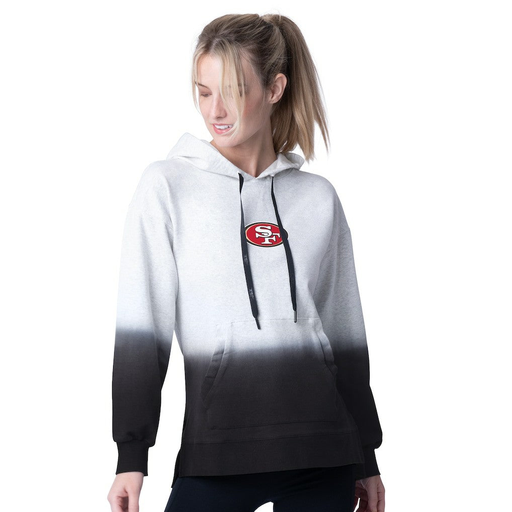 San Francisco 49ers MSX by Michael Strahan Women's Daniela Pullover Hoodie - Black Hoodies