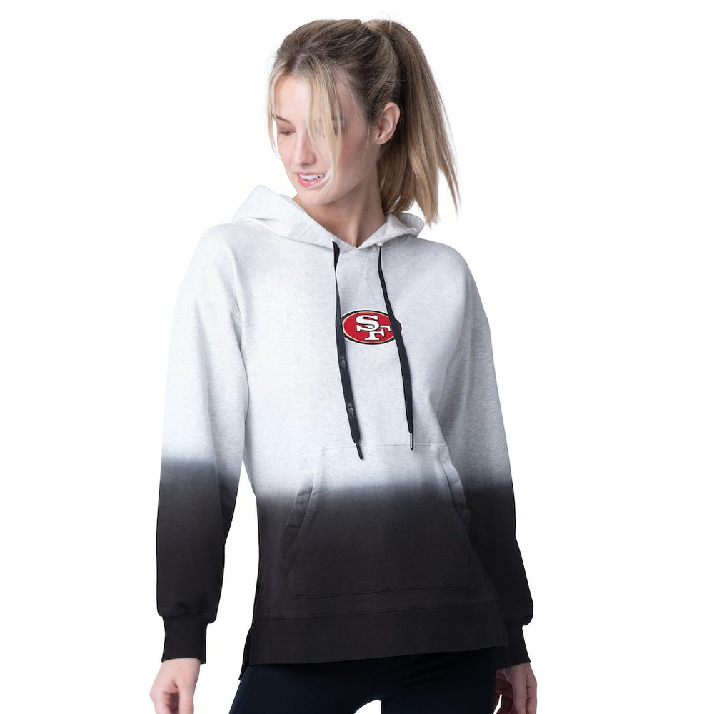 San Francisco 49ers MSX by Michael Strahan Women's Daniela Pullover Hoodie - Black Hoodies