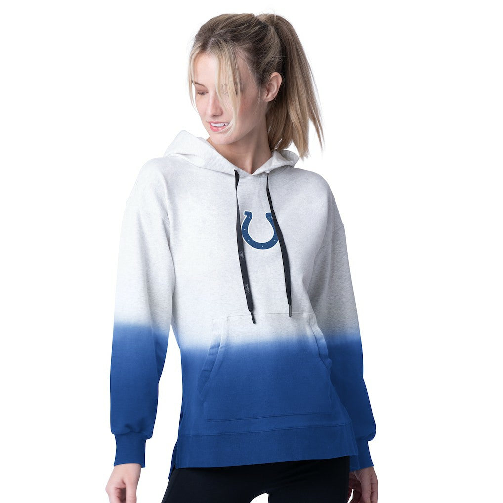 Indianapolis Colts MSX by Michael Strahan Women's Daniela Pullover Hoodie - Gray Hoodies