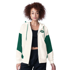 New York Jets Starter Women's Scrimmage Full-Zip Hoodie - White Hoodies