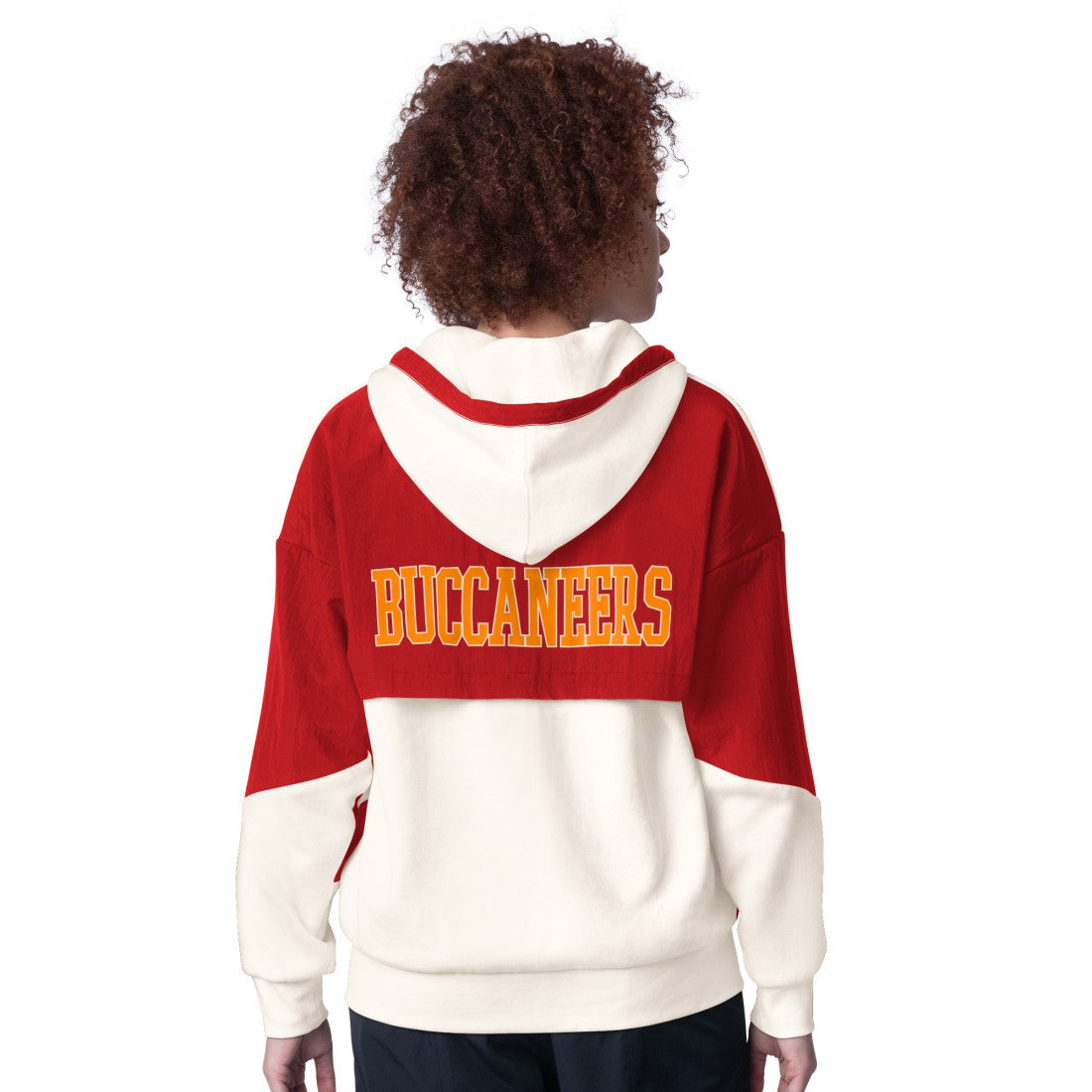 Tampa Bay Buccaneers Starter Women's Scrimmage Full-Zip Hoodie - White Hoodies