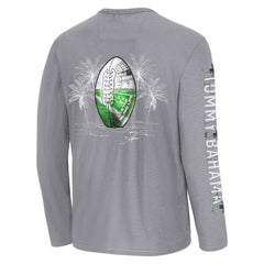 New York Giants Oasis Endzone Lux Long Sleeve T-Shirt - Gray T-shirts