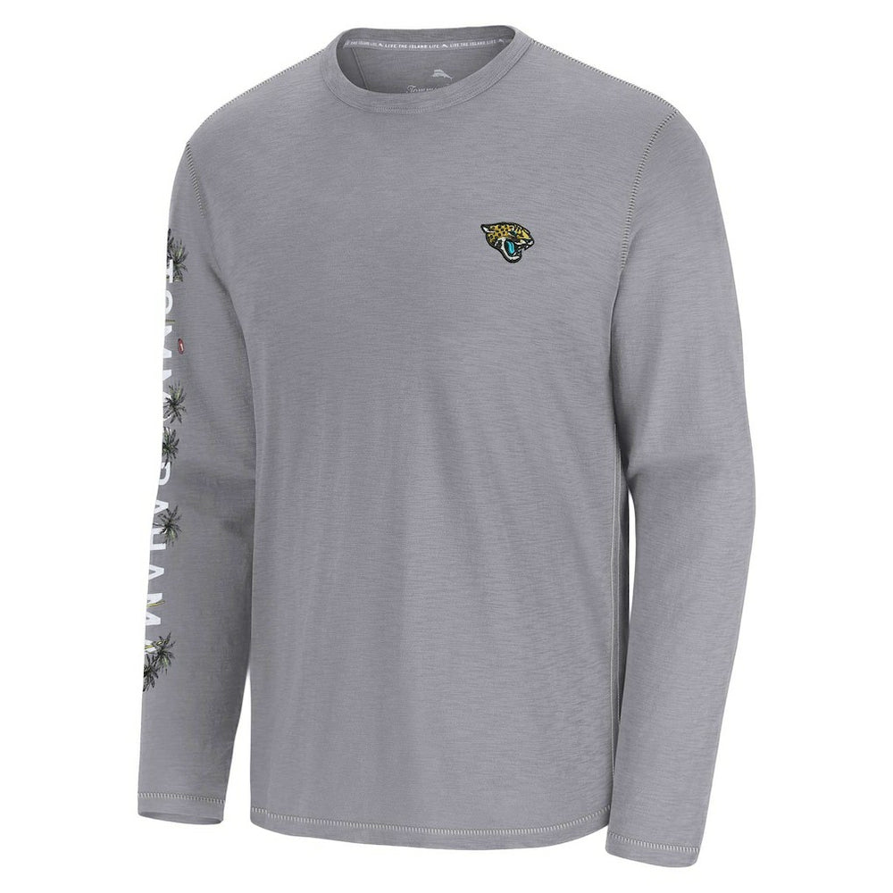 Jacksonville Jaguars Oasis Endzone Lux Long Sleeve T-Shirt - Gray T-shirts