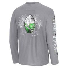 New York Jets Oasis Endzone Lux Long Sleeve T-Shirt - Gray T-shirts