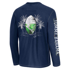 Houston Texans Oasis Endzone Lux Long Sleeve T-Shirt - Blue T-shirts