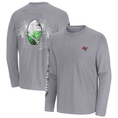 Tampa Bay Buccaneers Oasis Endzone Lux Long Sleeve T-Shirt - Gray T-shirts