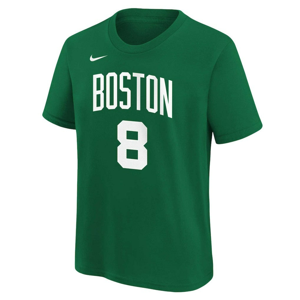 Kristaps Porzingis Boston Celtics Youth Icon Name & Number T-Shirt Kelly Green - Nike