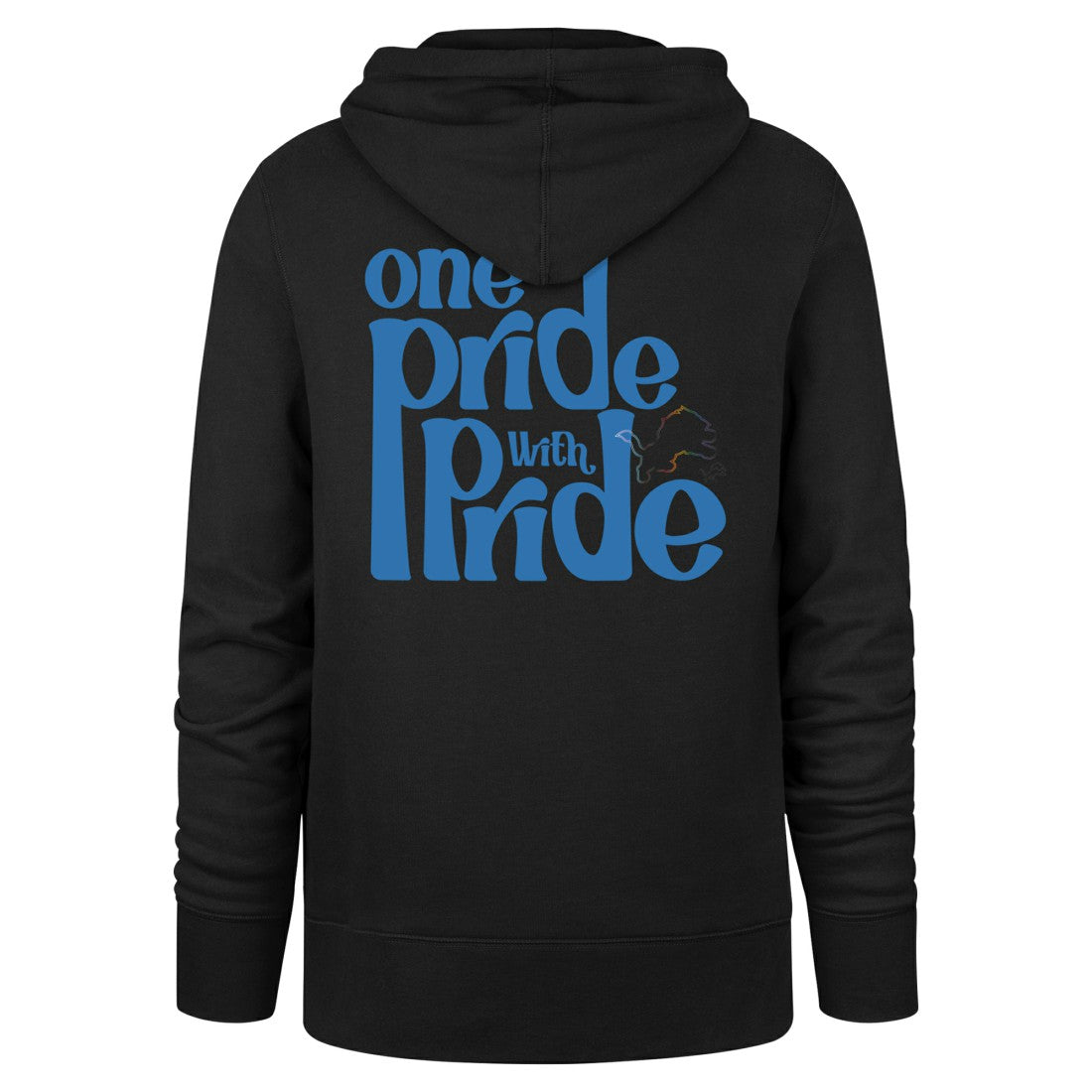 Detroit Lions '47 Pride Headline Pullover Hoodie - Black Hoodies