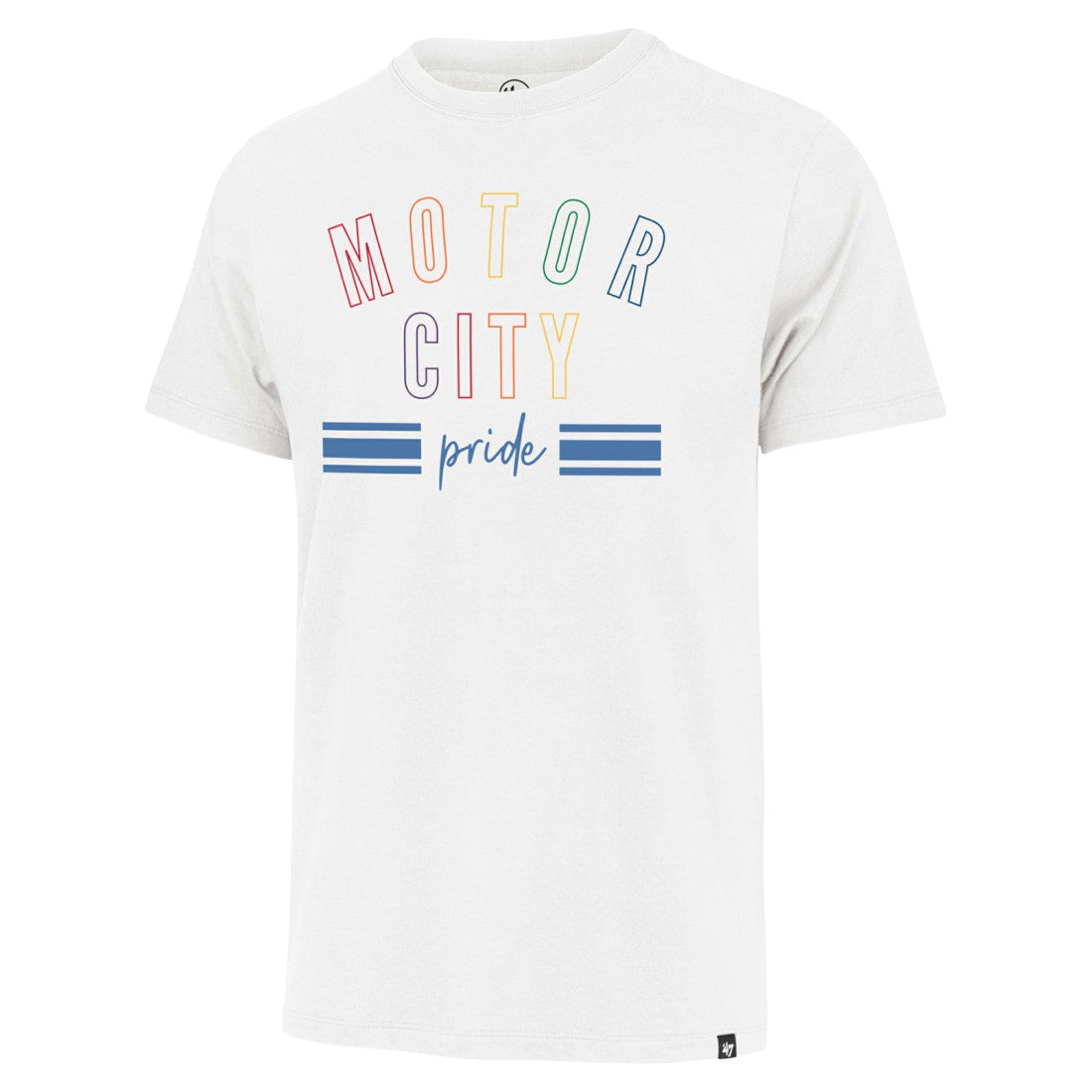 Detroit Lions '47 Motor City Pride Franklin T-Shirt - White T-shirts
