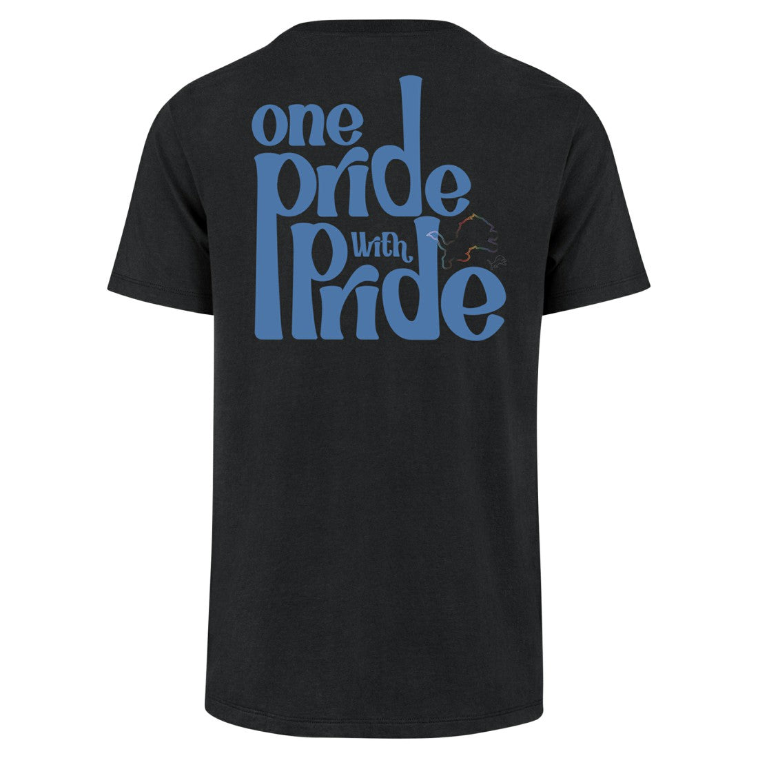 Detroit Lions '47 Pride Franklin T-Shirt - Black T-shirts
