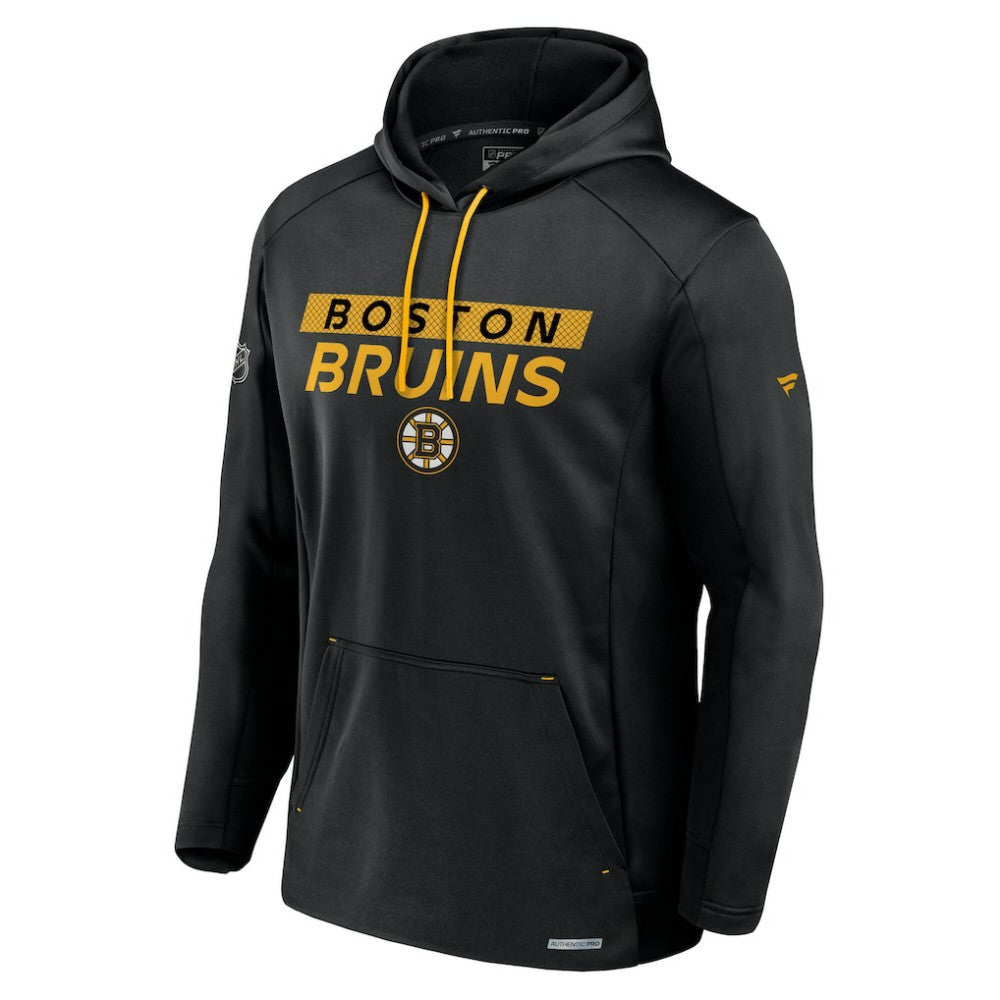 Boston Bruins Fanatics Big & Tall Authentic Pro Pullover Hoodie - Black | US 201673103