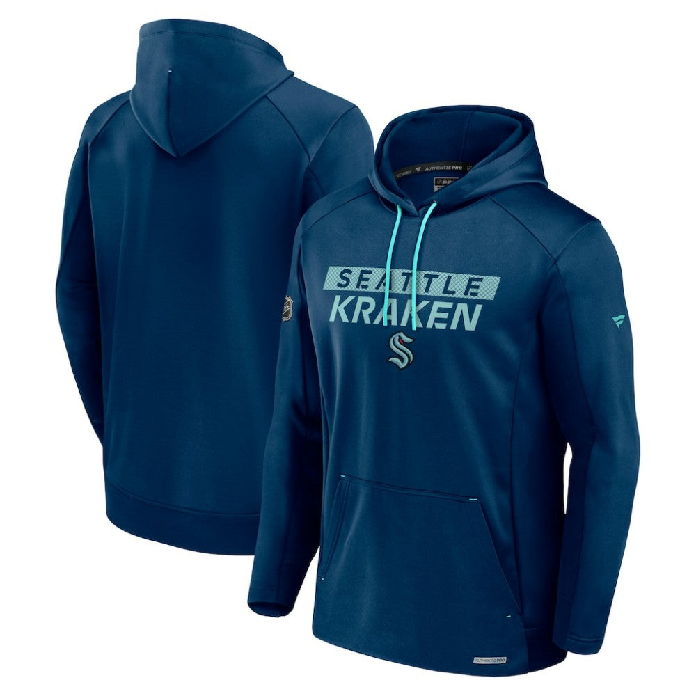 Seattle Kraken Fanatics Authentic Pro Big & Tall Pullover Hoodie - Deep Sea Blue | US 201673109