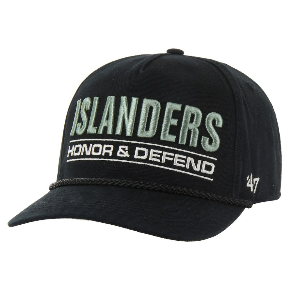 New York Islanders '47 OHT Military Appreciation Homeland Honor and Defend Hitch Adjustable Hat - Black | US 201673136