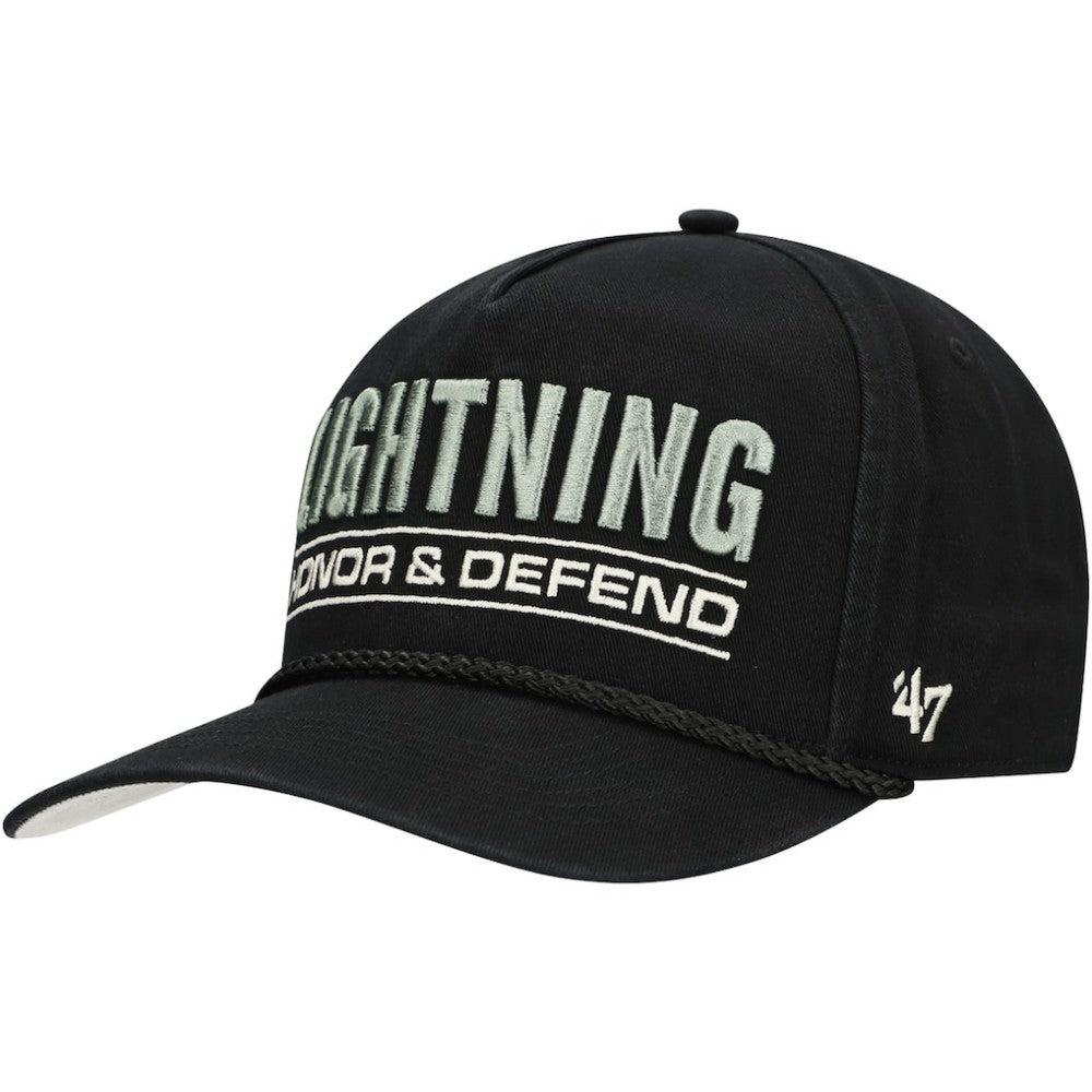 Tampa Bay Lightning '47 OHT Military Appreciation Homeland Honor and Defend Hitch Adjustable Hat - Black | US 201673143