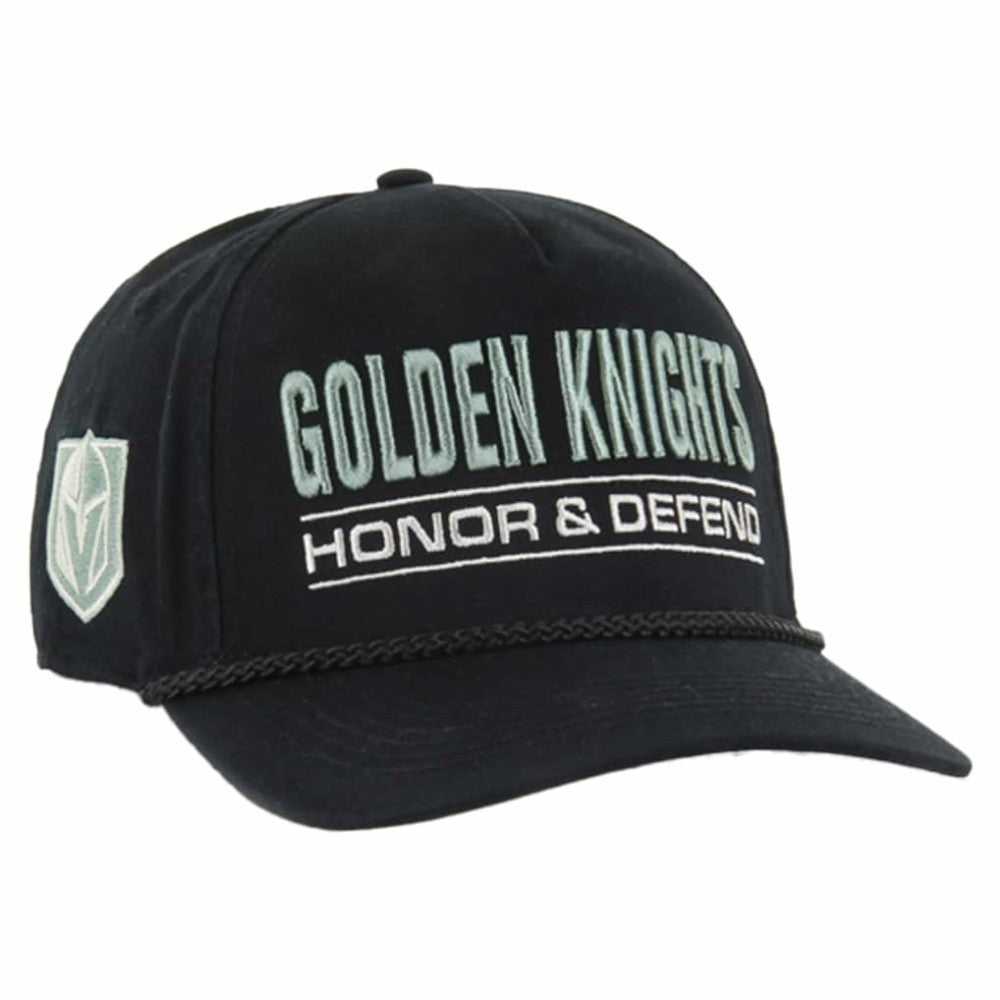 Vegas Golden Knights '47 OHT Military Appreciation Homeland Honor and Defend Hitch Adjustable Hat - Black | US 201673144