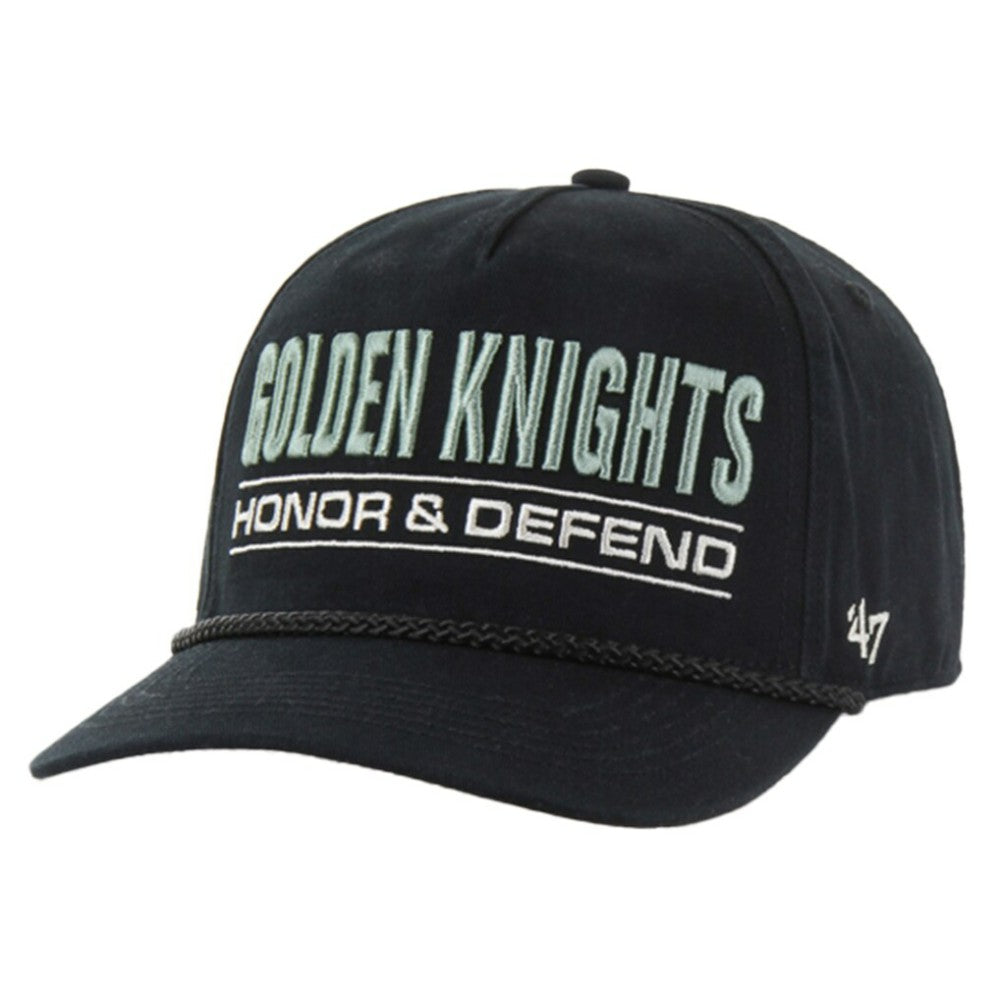Vegas Golden Knights '47 OHT Military Appreciation Homeland Honor and Defend Hitch Adjustable Hat - Black | US 201673144