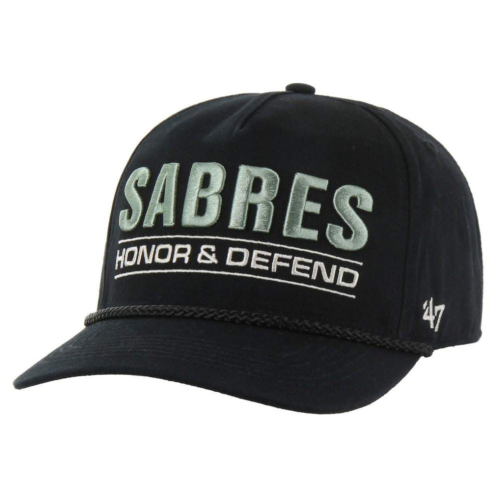 Buffalo Sabres '47 OHT Military Appreciation Homeland Honor and Defend Hitch Adjustable Hat - Black | US 201673146