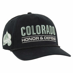 Colorado Avalanche '47 OHT Military Appreciation Homeland Honor and Defend Hitch Adjustable Hat - Black | US 201673148