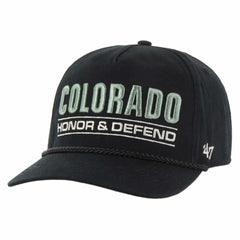 Colorado Avalanche '47 OHT Military Appreciation Homeland Honor and Defend Hitch Adjustable Hat - Black | US 201673148