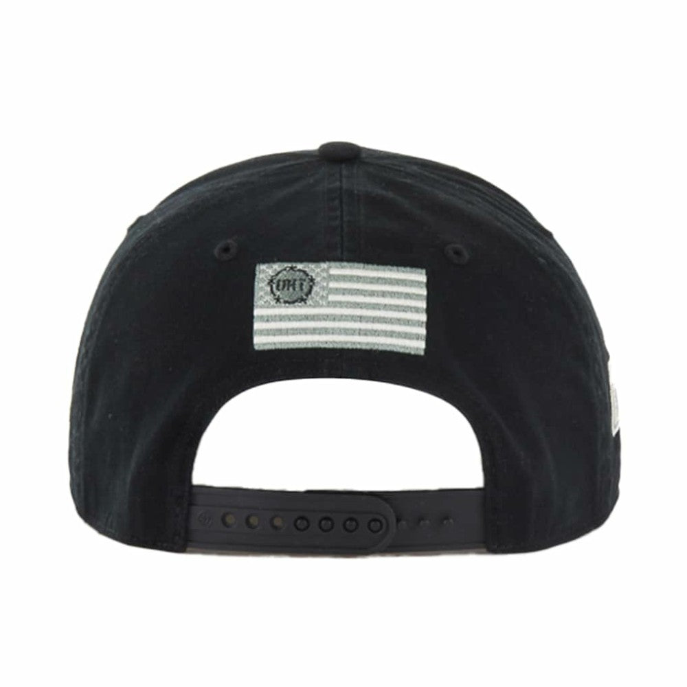 Boston Bruins '47 OHT Military Appreciation Homeland Honor and Defend Hitch Adjustable Hat - Black | US 201673150