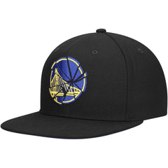 Golden State Warriors Shattered Snapback Hat Black - Mitchell & Ness