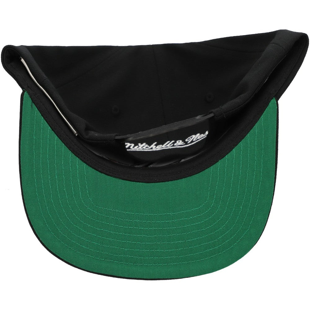 San Jose Sharks Mitchell & Ness Core Top Spot Snapback Hat - Black | US 201673345