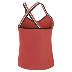 Atlanta Falcons WEAR by Erin Andrews Women's Cross Strap Tri-Blend Tank Top - Red Tops