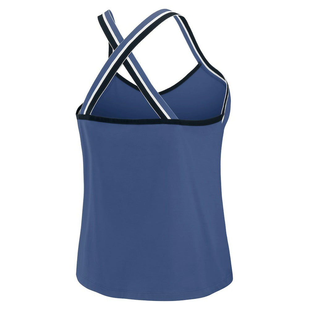 Indianapolis Colts WEAR by Erin Andrews Women's Cross Strap Tri-Blend Tank Top - Royal Tops
