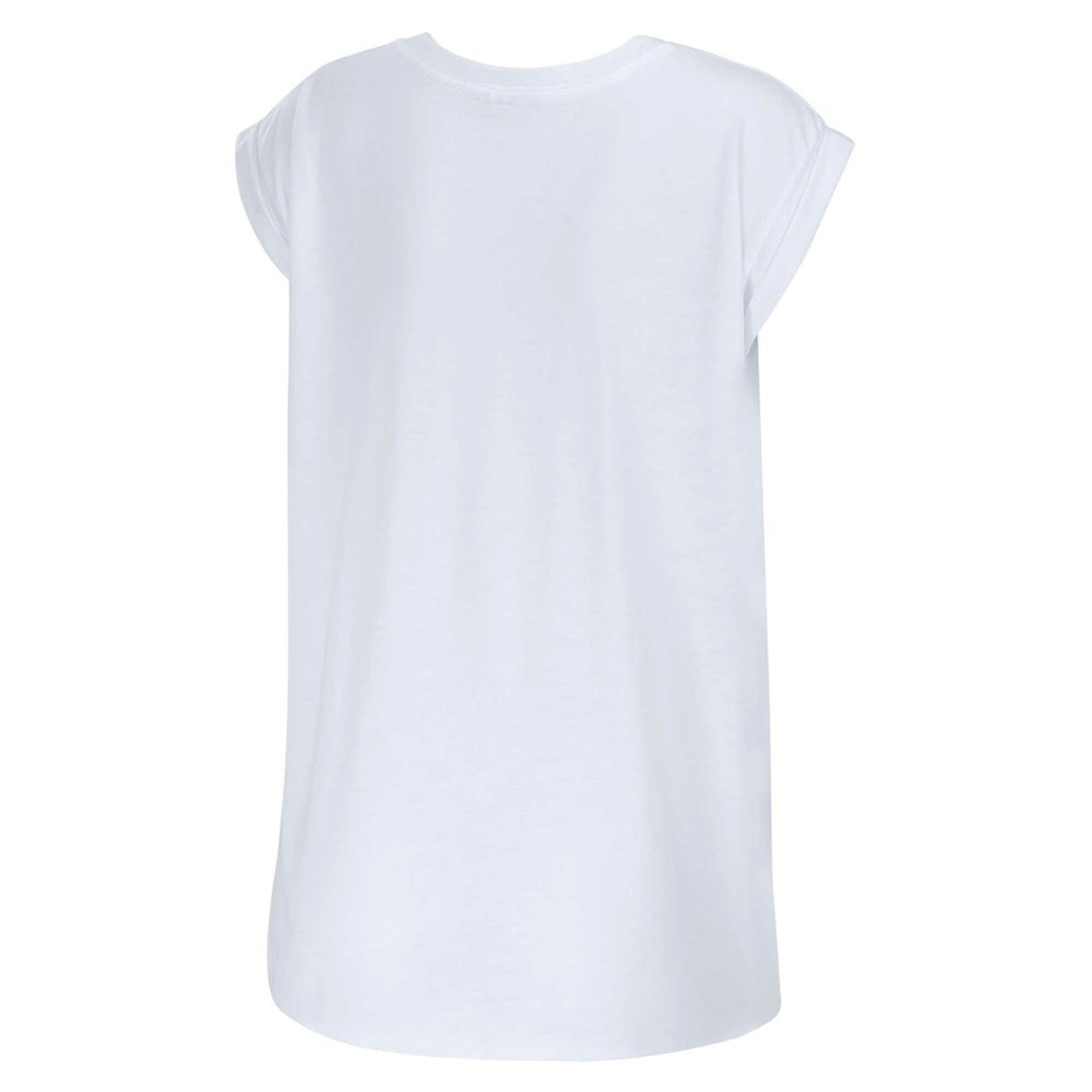 Denver Broncos WEAR by Erin Andrews Women's Checker Muscle Tank Top - White Tops