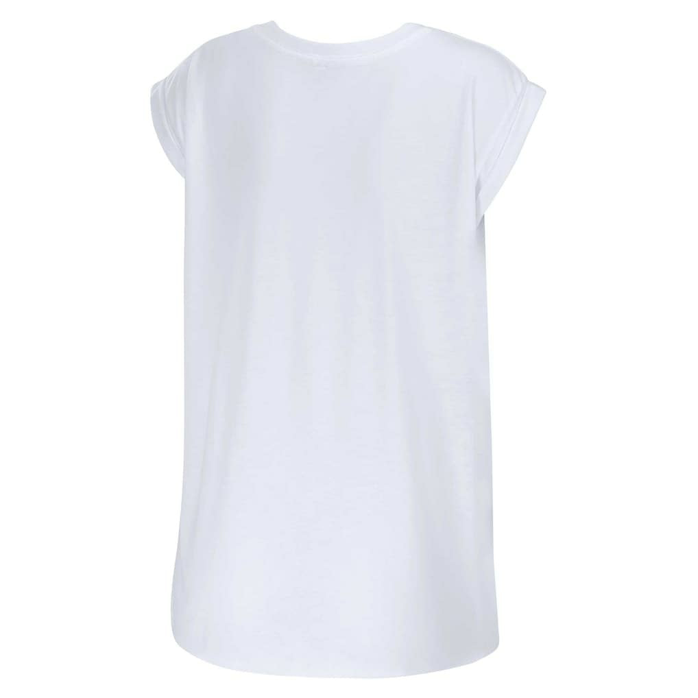 Miami Dolphins WEAR by Erin Andrews Women's Checker Muscle Tank Top - White Tops