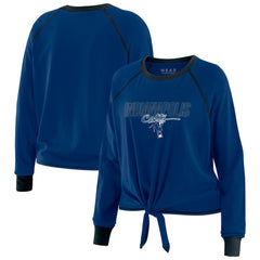 Indianapolis Colts WEAR by Erin Andrews Women's Tie-Front Long Sleeve T-Shirt - Royal T-shirts