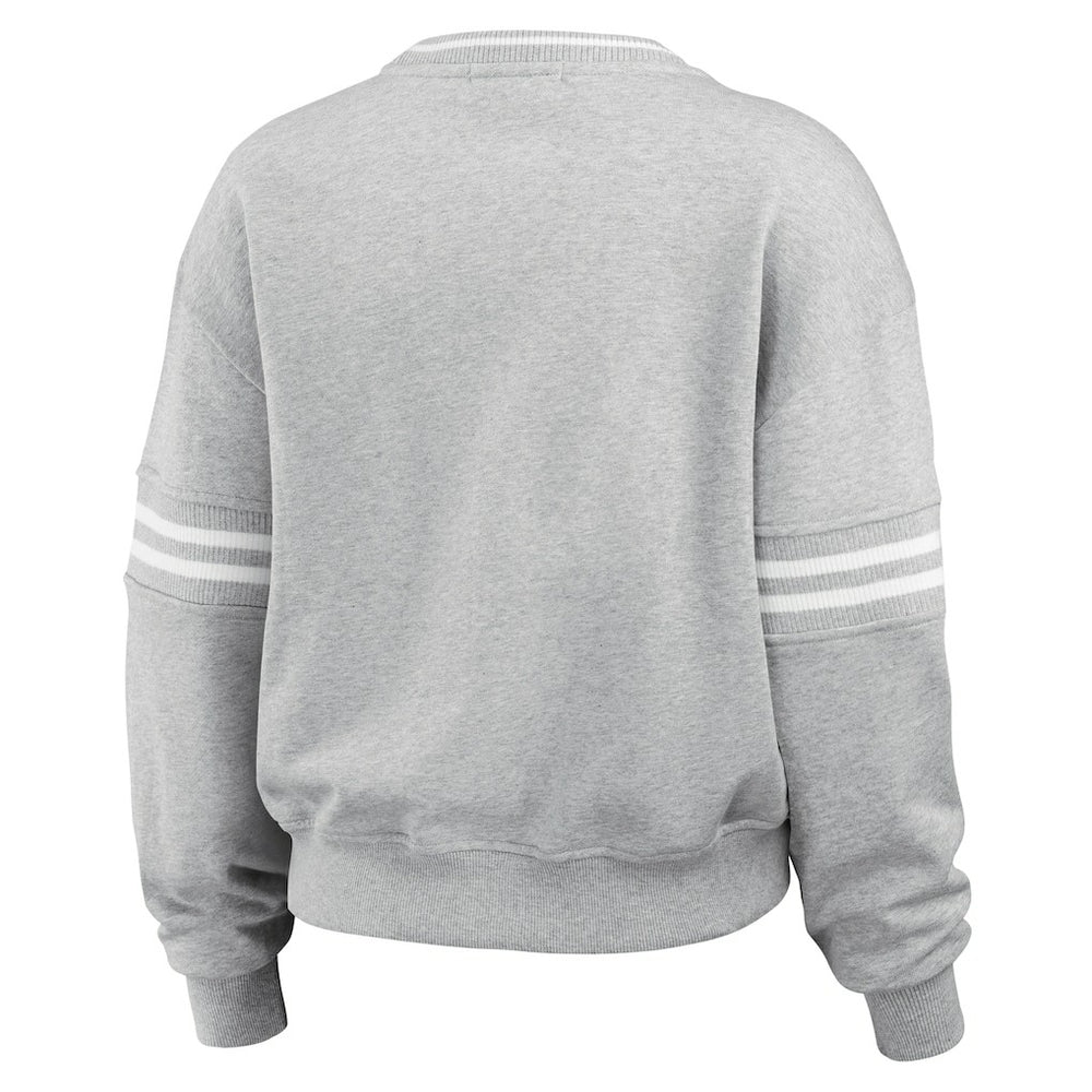 Philadelphia Eagles WEAR by Erin Andrews Women's Pullover Sweatshirt - Heather Gray Pullover