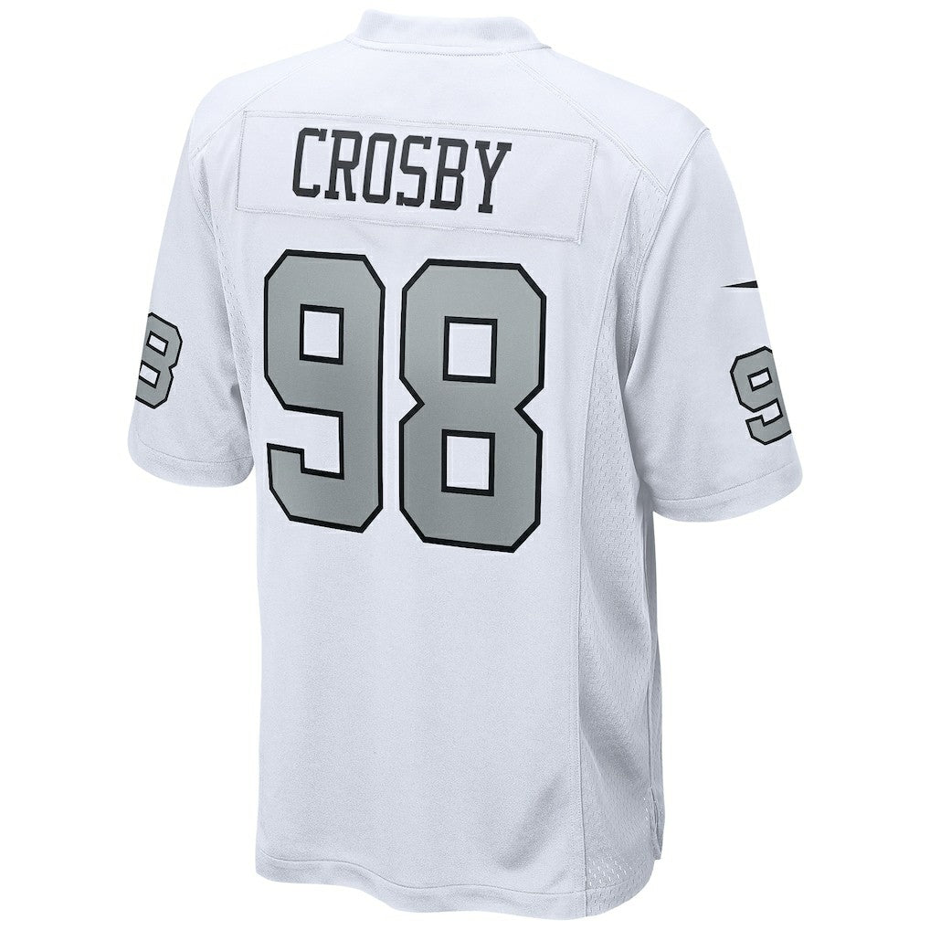 Maxx Crosby Las Vegas Raiders Alternate Game Jersey - White Jerseys