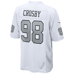 Maxx Crosby Las Vegas Raiders Alternate Game Jersey - White Jerseys