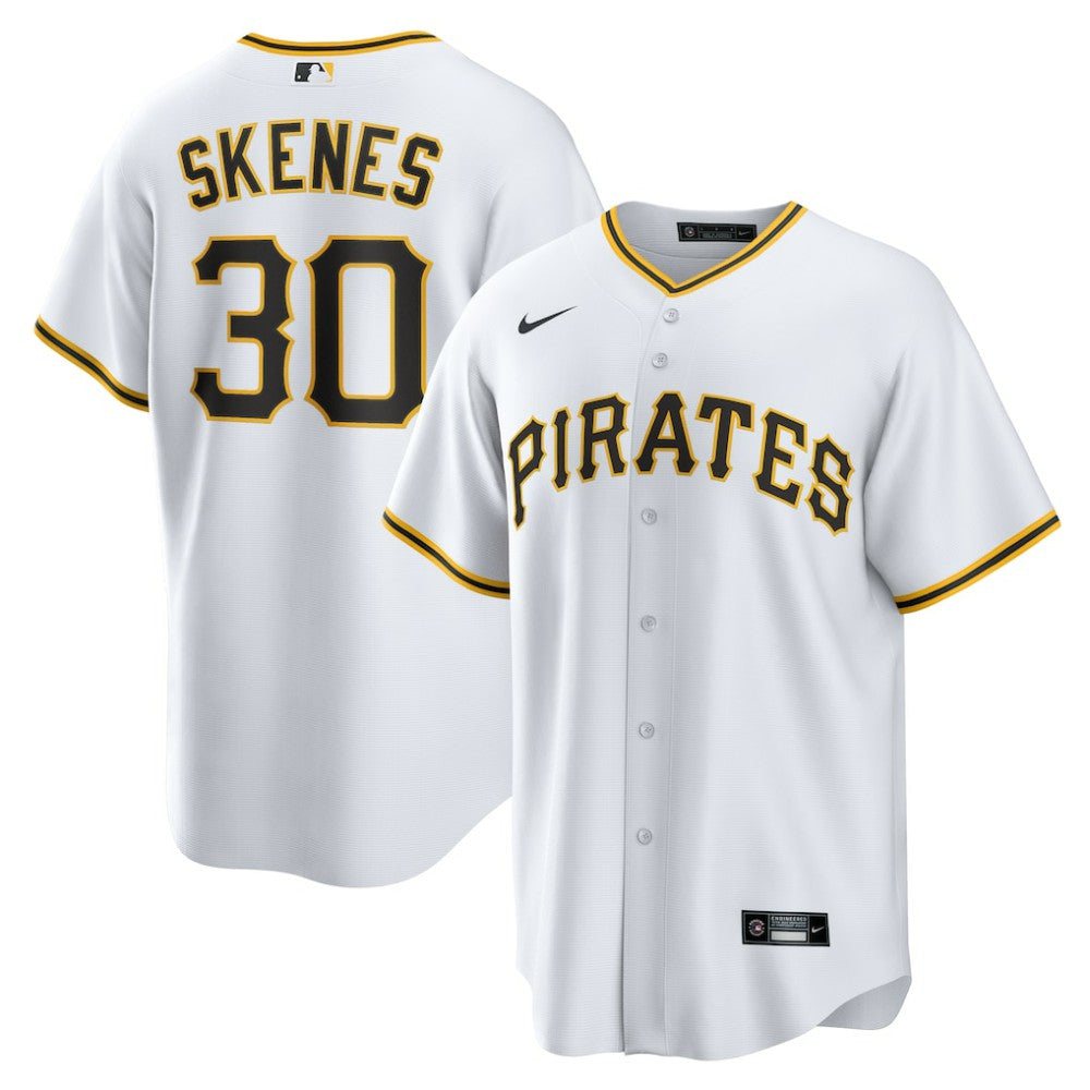 Paul Skenes Pittsburgh Pirates Nike Home Replica Player Jersey - White Jerseys