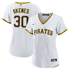 Paul Skenes Pittsburgh Pirates Nike Women's Home Replica Player Jersey - White Jerseys